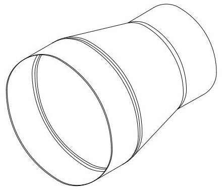 Air Duct Reducer - 265-20-18