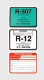 Refrigerant Identification Label - 04022